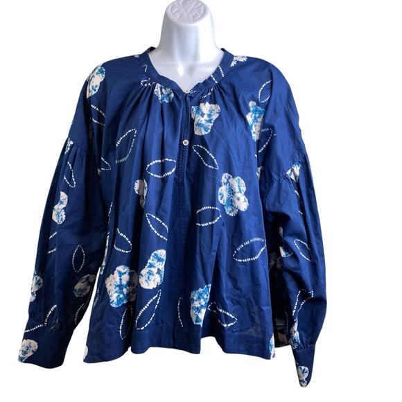 Baum Und Pferdgarten Maghna Organic Cotton Top Size 38 Floral Fairy Flowy Boho - Picture 1 of 12
